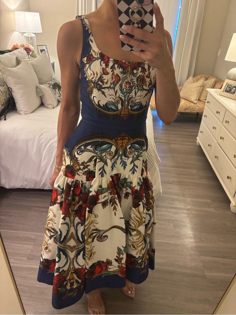Alice + Olivia Diana Dress | Gilded Rose | Size 4 | NWT - Picture 2 of 8